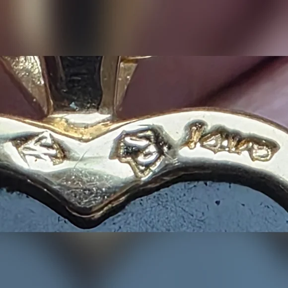 14K 10K Plumb Solid Yellow Gold Diamond Onyx Heart Pendant Ring & Necklace - Picture 9 of 17